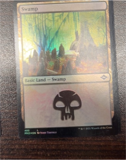 2021 Magic: The Gathering #485 Swamp — front