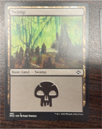 2022 Magic: The Gathering #485 Swamp — front