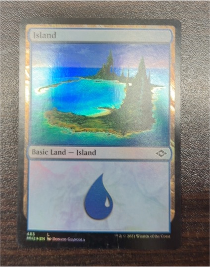 2021 Magic: The Gathering #265 Island — front