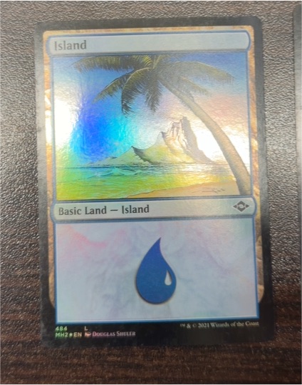 2021 Magic: The Gathering Modern Horizons 2 #484 Island — front