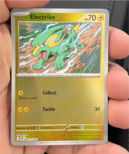 2005 Pokemon ME05: Pitch Black #023 Electrike — front
