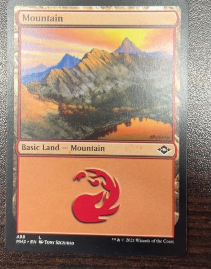 2021 Magic: The Gathering #488 Mountain — front