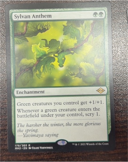 2021 Magic: The Gathering Modern Horizons 2 #176 Sylvan Anthem — front