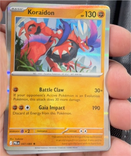 2023 Pokémon #047 Koraidon — front