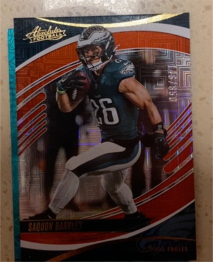2025 Panini Absolute Football #2 Saquon Barkley — front