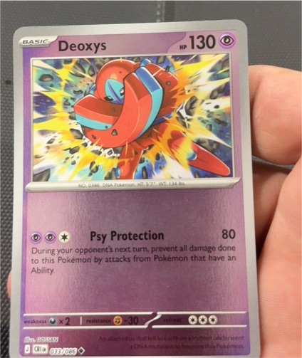 2026 Pokémon #033 Deoxys — front