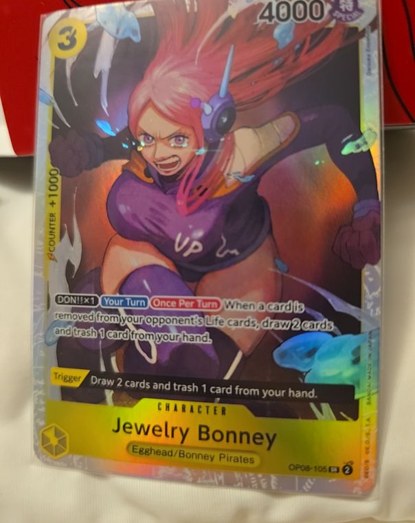 2023 One Piece OP08-105 Jewelry Bonney — front
