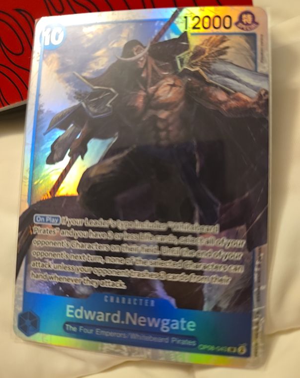 2024 Bandai One Piece Two Legends #OP08-043 Edward.Newgate — front