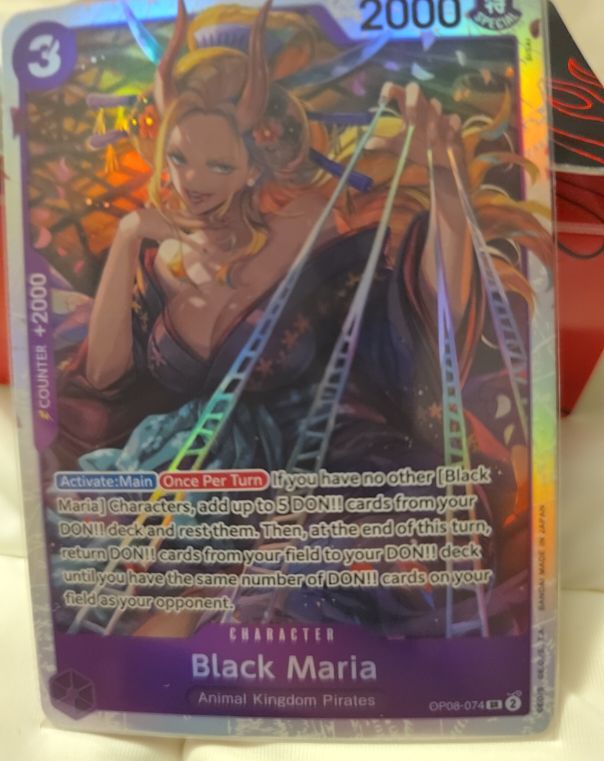 One Piece Two Legends #OP08-074 Black Maria — front