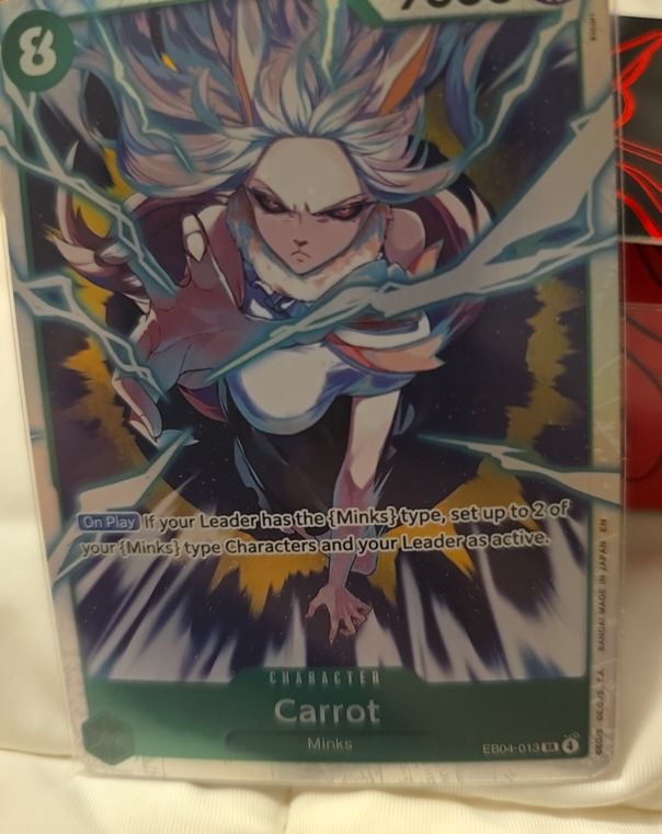 2026 One Piece The Azure Sea's Seven #EB04-013 Carrot — front