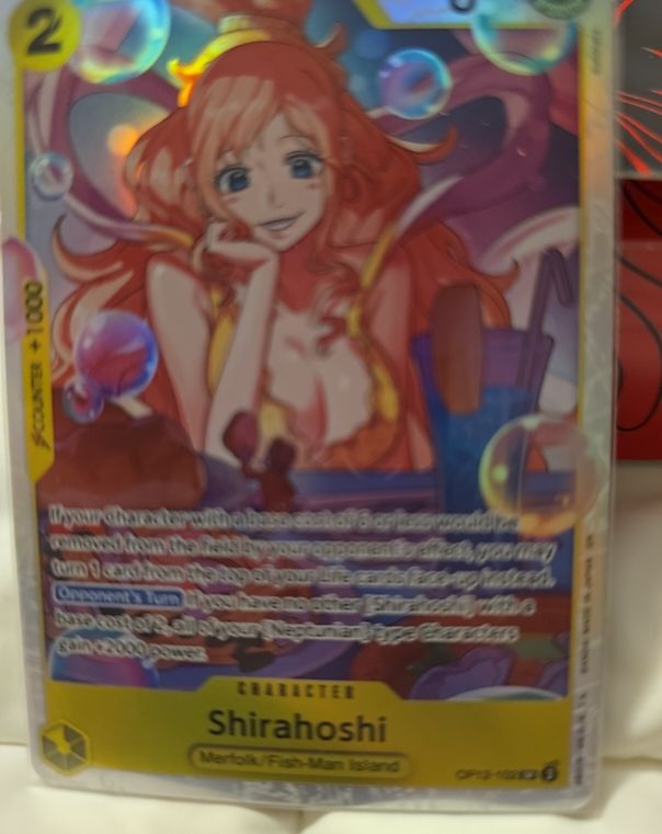 One Piece TCG 2021 OP12-102 Shirahoshi Legacy of the Master Foil — front