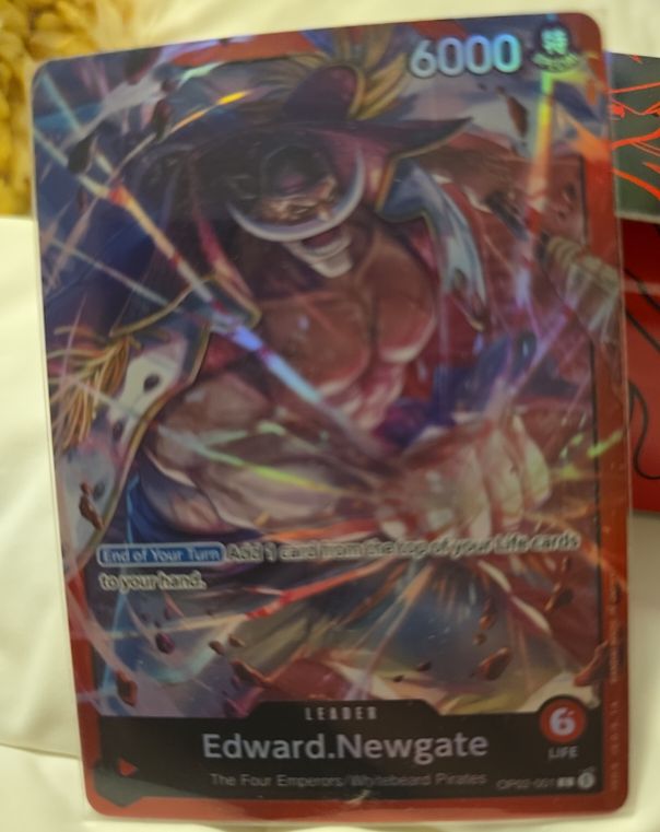 2023 One Piece TCG OP02-001 Edward.Newgate — front