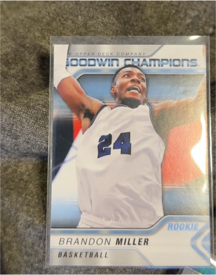 2023 Upper Deck Goodwin Champions #12 Brandon Miller Rookie — front