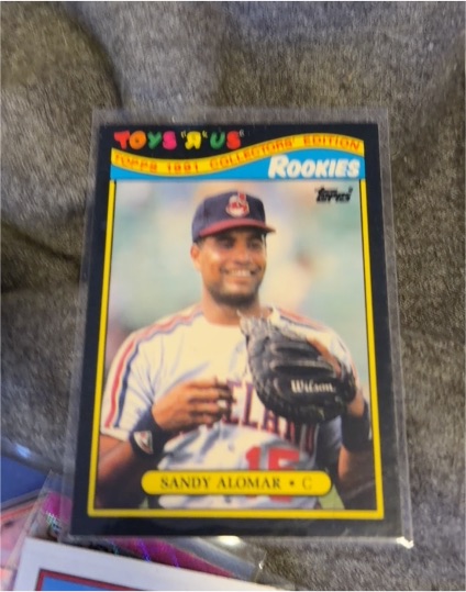 1991 Topps Toys R Us Rookies #1 Sandy Alomar Jr. — front