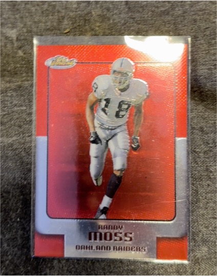 2006 Topps Finest #5 Randy Moss — front