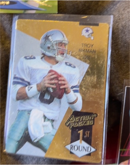 1993 Action Packed #RU1 Troy Aikman 1st Round Prototype — front