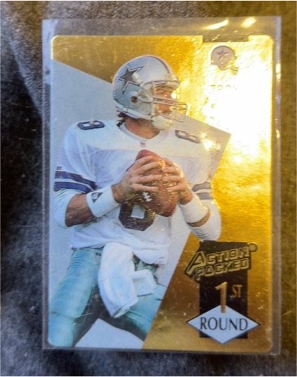 1993 Action Packed #RU1 Troy Aikman Prototype 1st Round — front