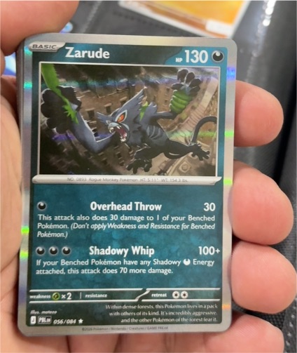 2022 Pokemon TCG #056 Zarude — front
