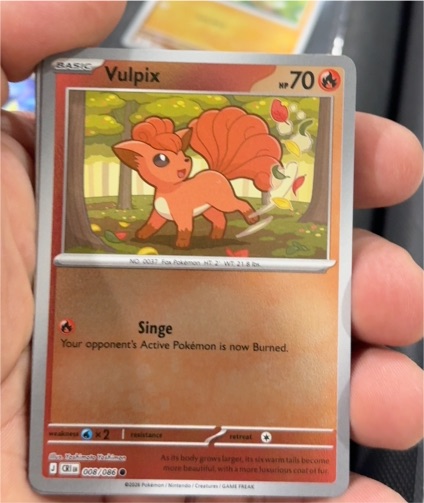 2022 Pokémon Chaos Rising #008 Vulpix — front