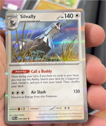 2016 Nintendo Silvally 070/084 — front