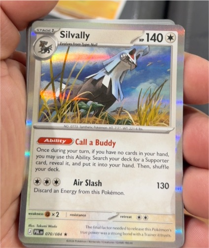 Silvally 070/084 Pokemon TCG — front