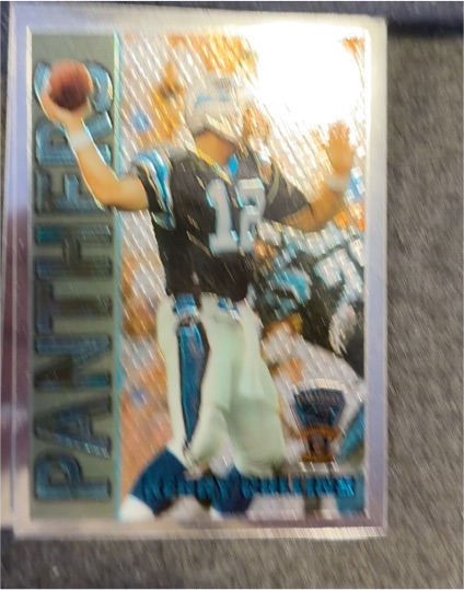 1995 Topps Stadium Club Chrome #1 Kerry Collins — front