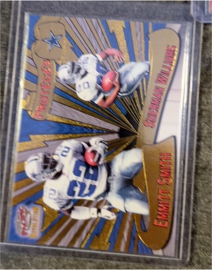 1997 Pacific Revolution Protégés #5 Emmitt Smith Sherman Williams — front