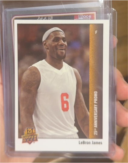 2014 Upper Deck 25th Anniversary Promo #UD25-LJ LeBron James — front