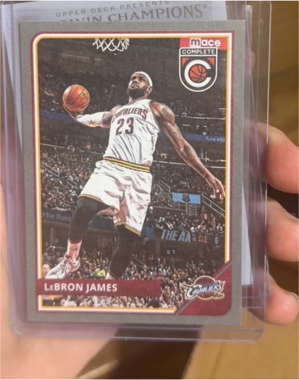 2015-16 Panini Complete #53 LeBron James — front