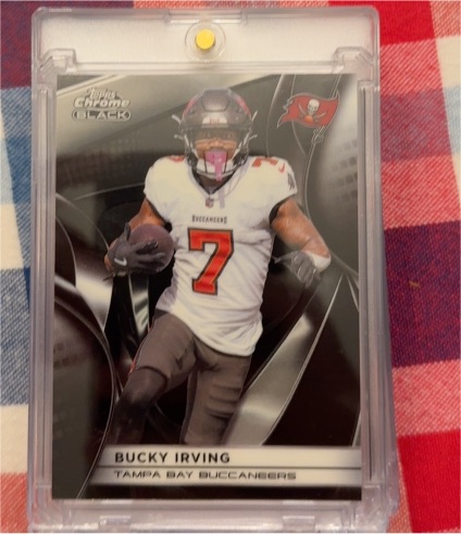 2025 Topps Chrome Black #96 Bucky Irving — front