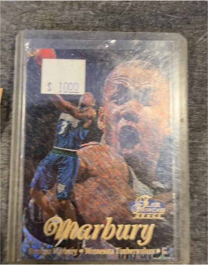 1997-98 Flair Showcase Row 1 #15 Stephon Marbury Minnesota Timberwolves — front