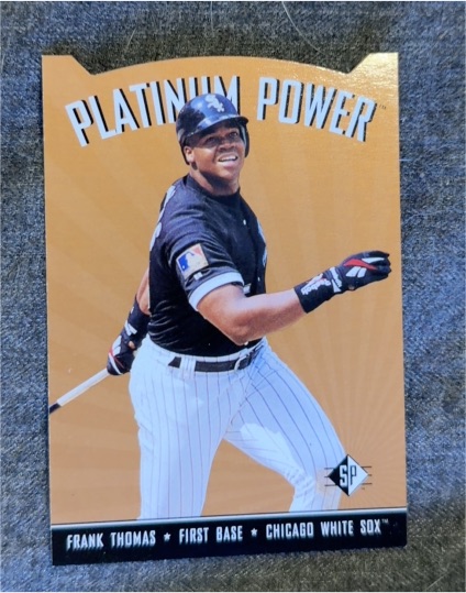 1995 SP Platinum Power #PP18 Frank Thomas — front