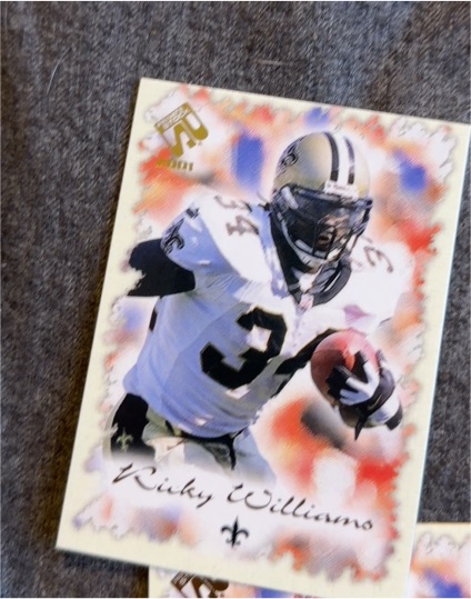 2001 Pacific Private Stock #61 Ricky Williams — front