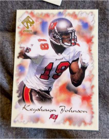2001 Pacific Private Stock #93 Keyshawn Johnson — front