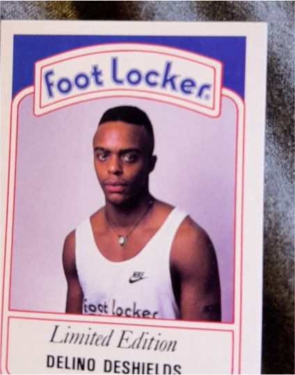 1991 Foot Locker Slam Fest Series One #2 Delino DeShields — front