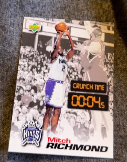 1997 Upper Deck Nestle Crunch Time #CT20 Mitch Richmond — front