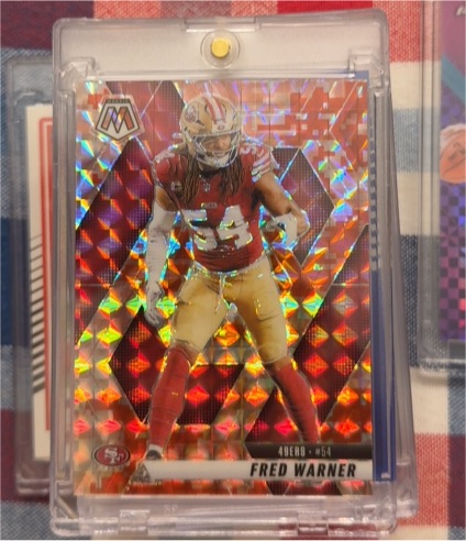 2025 Panini Mosaic #165 Fred Warner — front