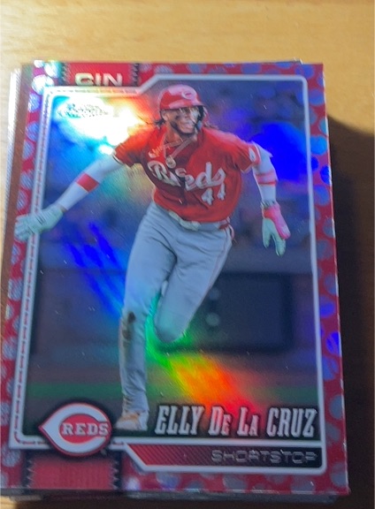 2026 Topps Chrome #279 Elly De La Cruz — front