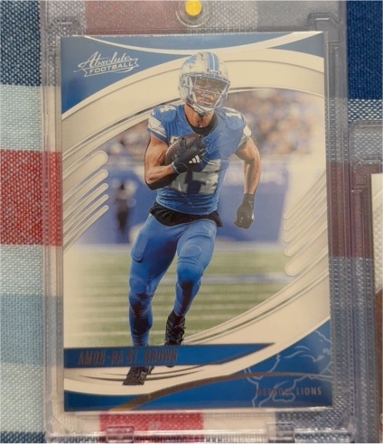 2025 Panini Absolute #45 Amon-Ra St. Brown — front