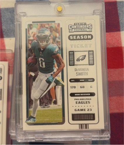 2022 Panini Contenders #78 Season Ticket DeVonta Smith — front