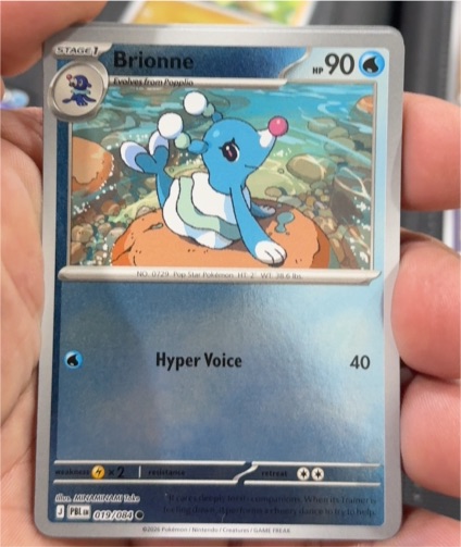 2026 Nintendo Pokemon #019/084 Brionne — front