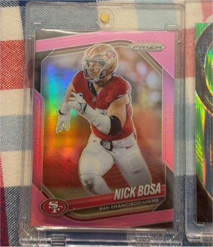 2025 Panini Prizm #219 Nick Bosa — front