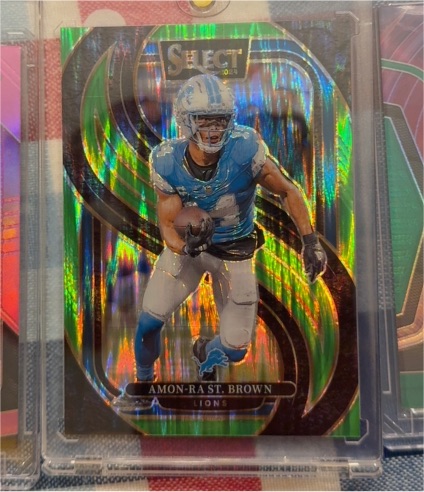2024 Panini Select #105 Amon-Ra St. Brown — front