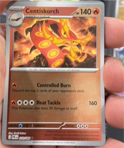 2020 Pokémon #010 Centiskorch — front