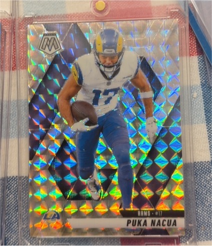 2025 Panini Mosaic #102 Puka Nacua — front