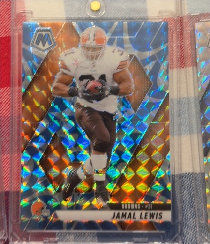 2025 Panini Mosaic Football Genesis Prizm #231 Jamal Lewis — front