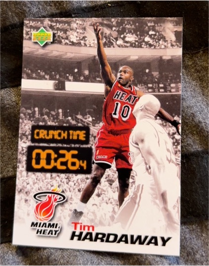 1997 Upper Deck Nestle Crunch Time #CT13 Tim Hardaway — front
