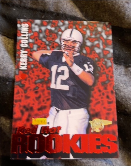 1995 Signature Rookies Fame and Fortune Red Hot Rookies #R9 Kerry Collins — front