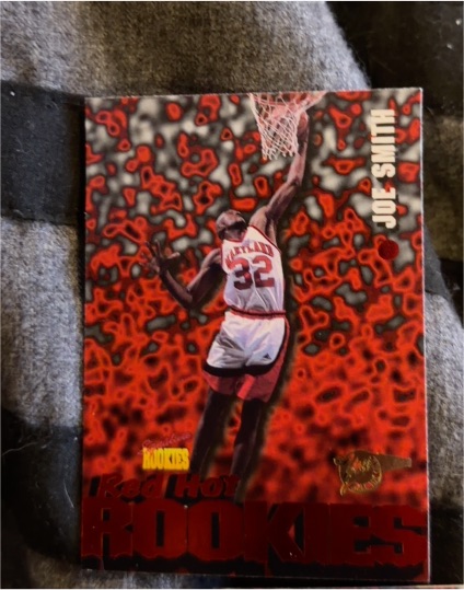 1995 Signature Rookies Fame and Fortune #R10 Joe Smith Red Hot Rookies — front