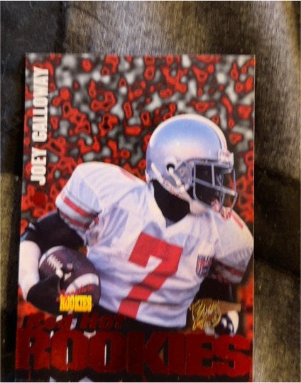 1995 Signature Rookies Fame & Fortune Red Hot Rookies #R5 Joey Galloway — front